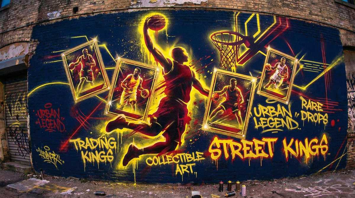 熊猫体育直播 | 球星卡交易市场涂鸦风格